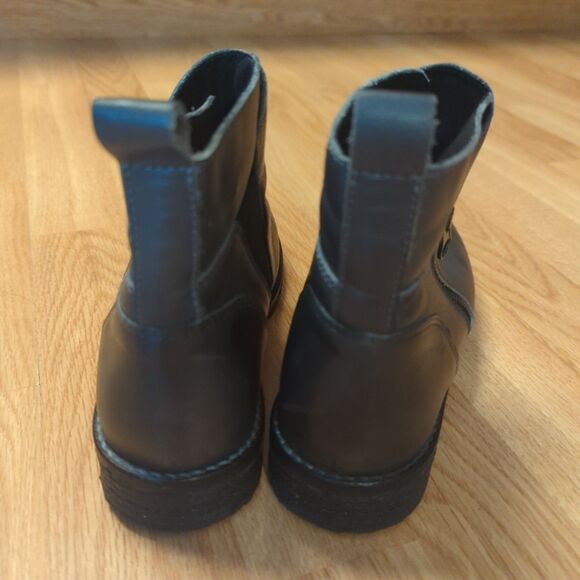 Eric Michael Ankle Boot Bootie Womens EU 38 US 7-7.5 Gray Side Zip Leather - Picture 4 of 9